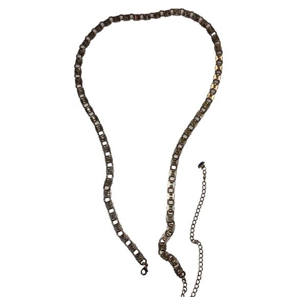 Rare Quality 40” Long Purple Iridescent Link Necklace or Belt Vintage 90s Style - Picture 9 of 9